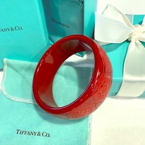 Tiffany & Co. Red Resin Bangle